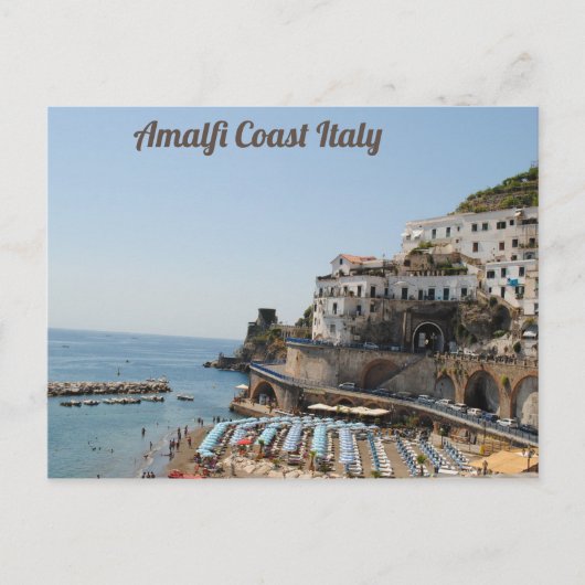 Amalfi Küste Italien Postkarte (Vorderseite)
