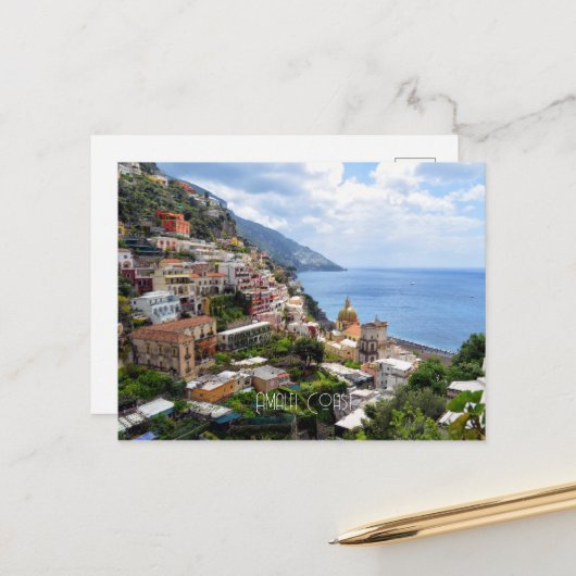 Amalfi Küste Italien Postkarte (Vorderseite/Rückseite Beispiel)