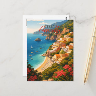 Amalfi-Küste Italien Postkarte
