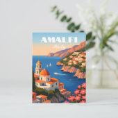 Amalfi-Küste Italien Postkarte (Stehend Vorderseite)