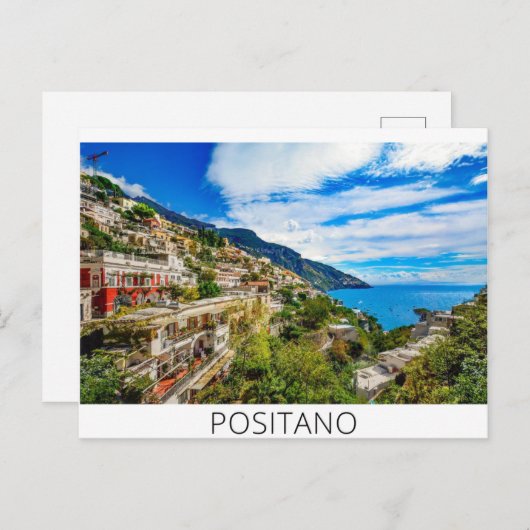 Amalfi Küste, Italien Postkarte Amalfi, positano, (Vorne/Hinten)