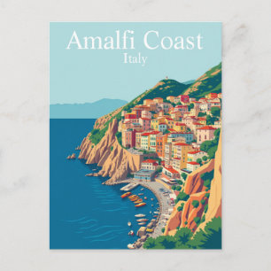 Amalfi-Küste, Italien Reise Mittelmeer  Postkarte
