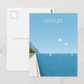 Amalfi-Küste Italien Reise Postkarte (Vorne/Hinten)