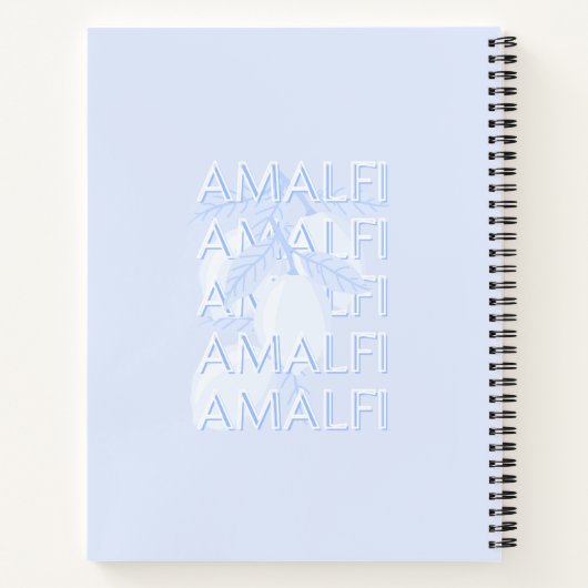 Amalfi Küste, Italien, Reisemöglichkeiten, Preppy, Notizblock (Rückseite)