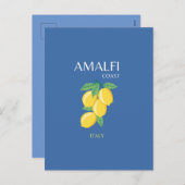Amalfi Küste, Italien, Reisemöglichkeiten, Retro, Feiertagspostkarte (Vorne/Hinten)