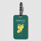 Amalfi Küste, Italien, Reisemöglichkeiten, Retro,  Gepäckanhänger (Vorderseite Vertikal)