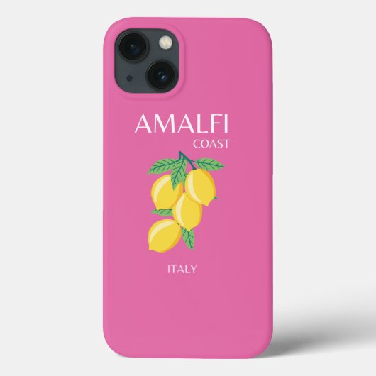 Amalfi Küste, Italien, Reisemöglichkeiten, Rosa, P Case-Mate iPhone Hülle (Rückseite)
