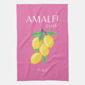 Amalfi Küste, Italien, Reisemöglichkeiten, Rosa, P Geschirrtuch (Vertikal)
