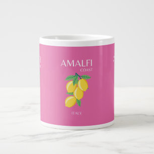 Amalfi Küste, Italien, Reisemöglichkeiten, Rosa, P Jumbo-Tasse