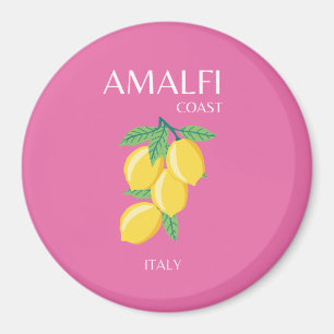 Amalfi Küste, Italien, Reisemöglichkeiten, Rosa, P Magnet