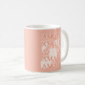 Amalfi Küste, Italien Reisen Kunst, Preppy, Minima Kaffeetasse (VorderseiteRechts)