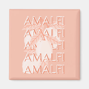 Amalfi Küste, Italien Reisen Kunst, Preppy, Minima Magnet