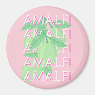 Amalfi Küste, Italien Reisen Kunst, Rosa Magnet