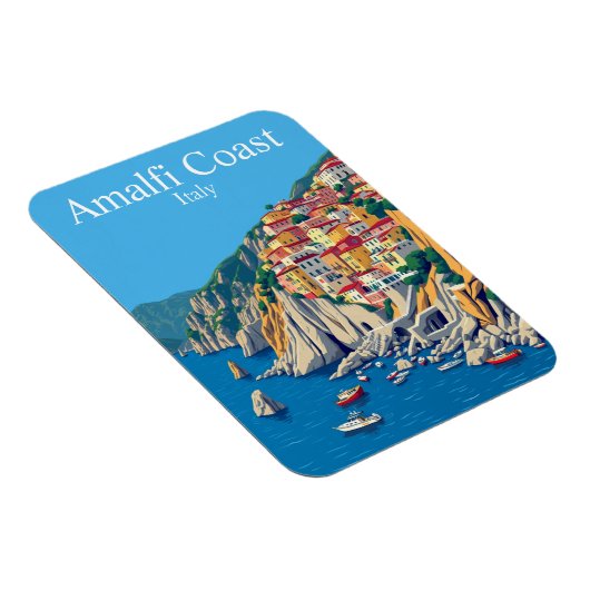 Amalfi Küste, Italien Reisen Mittelmeer Magnet (Rechte Seite)