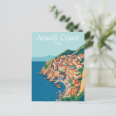 Amalfi Küste, Italien Reisen Mittelmeer Postkarte (Stehend Vorderseite)