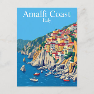 Amalfi Küste, Italien Reisen Mittelmeer Postkarte