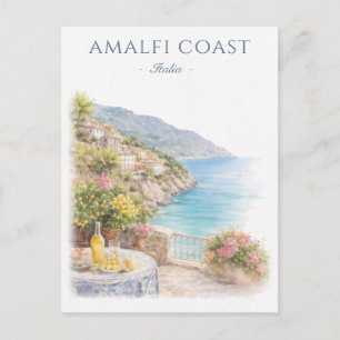 Amalfi-Küste Italien Urlaub Reise Postkarte
