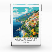 Amalfi Küste Italien Vintage Reise Fotoblock (Vorderseite)