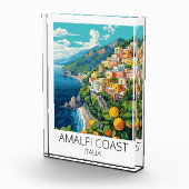 Amalfi Küste Italien Vintage Reise Fotoblock (Rechts)