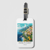Amalfi Küste Italien Vintage Reise Gepäckanhänger (Vorderseite Vertikal)
