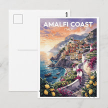 Amalfi-Küste Italien Vintage-Reise