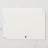 Amalfi Küste Italien Wasserfarbenwelt Hochzeit Dankeskarte (Rückseite)