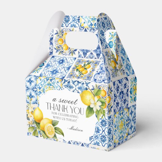 Amalfi Küste Italienisch Toskana Küste Geschenkschachtel (Rückseite)