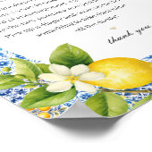 Amalfi Küste Italienisch Windeln Gedanken Babydusc Poster (Ecke)