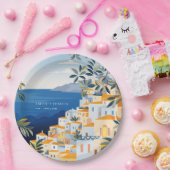 Amalfi Küste Italienische Hochzeit Pappteller (Party)