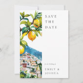 Amalfi Küste Italienische Hochzeit Save The Date (Vorderseite)