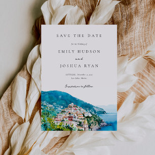 Amalfi Küste Italienische Hochzeit Save The Date