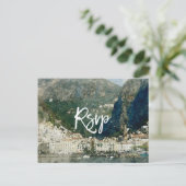 amalfi Küste, italienischer Hochzeitstag rsvp Post Postkarte (Stehend Vorderseite)