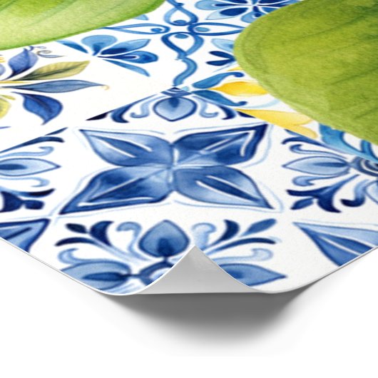 Amalfi Küste Italienisches Brautparty Begrüßungsze Poster (Ecke)