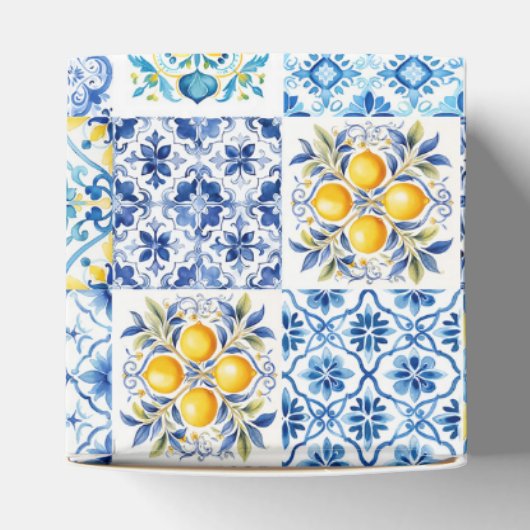 Amalfi Küste Italienisches Brautparty Dessert Favo Geschenkschachtel (Oben)