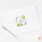 Amalfi Küste Italienisches Brautparty Umschlag Quadratischer Aufkleber (Umschlag)