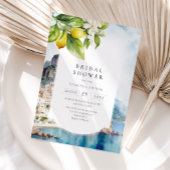Amalfi Küste Italienisches Lemon Brautparty Einladung