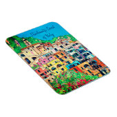 Amalfi Küste Italiens Farbenfrohe zeitgenössische Magnet (Rechte Seite)