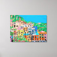 Amalfi Küste Italiens Traditionelle digitale Kunst