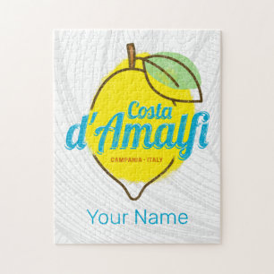 Amalfi Küste Lemon Italien Vintag Costa d'Amalfi Puzzle
