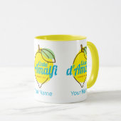Amalfi Küste Lemon Italien Vintag Costa d'Amalfi Tasse (VorderseiteRechts)
