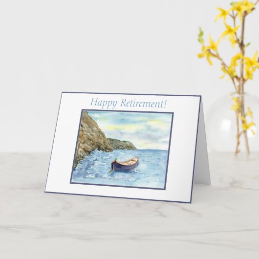 Amalfi-Küste mit Schiff Karte (Gelbe Blume)