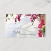 Amalfi Küste Mittelmeer Italienisches Brautparty Platzkarte (Vorderseite)