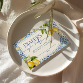 Amalfi Küste Mittelmeerlemon Windelung Raffel Begleitkarte