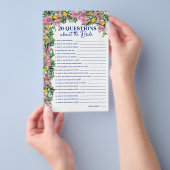 Amalfi Küste Pink Lemons 20 Fragen Flyer (Handgriff)