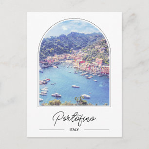Amalfi Küste Portofino Italien Foto Postkarte