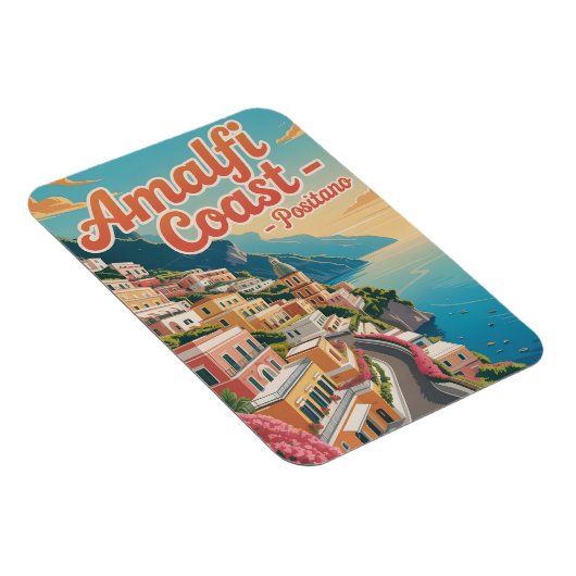 Amalfi Küste Positano Vintag Magnet (Rechte Seite)