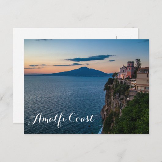 Amalfi-Küste Postkarte (Vorne/Hinten)