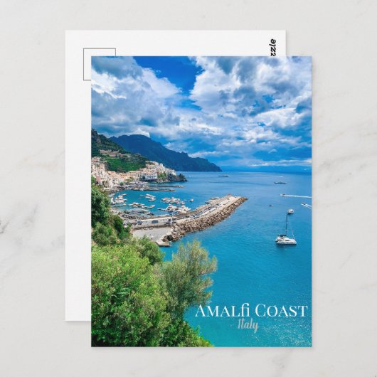 Amalfi-Küste Postkarte (Vorne/Hinten)