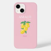 Amalfi Küste, Preppy Art, Rosa, Reisen Case-Mate iPhone Hülle (Rückseite)
