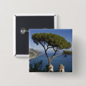 Amalfi Küste, Ravello, Kampanien, Italien Button (Vorne & Hinten)